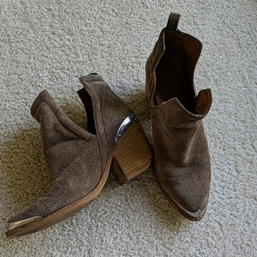 Jeffrey Campbell Cromwell Suede Booties